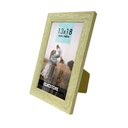 Ver imagem 2 de Kit 4 Porta Retrato 13x18 Decorativo Gravata com Vidro Fotografico Sala Poster Cor:carvalho