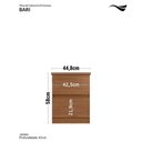 Ver imagem 2 de Mesa de Cabeceira Bari 02 Gavetas Jatoba Santos Andirá