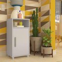 Ver imagem 2 de Balcão Multiuso 1 Porta e Nicho Nova Mobile Branco