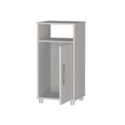 Balcão Multiuso 1 Porta e Nicho Nova Mobile Branco - 3