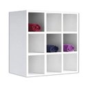Ver imagem 3 de Nicho Porta Toalhas 9 Lugares Organizador 40x40 Cm