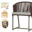 Ver imagem 4 de Mesa com 4 Cadeiras e Noronha Estofado 3 Trama Original Marrom