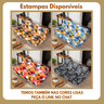 Capa para Sofá sem Braço Modelo Sofá Cama Fundas de Futon Estampada de Malha Gel Premium 2 Lugares D - 7