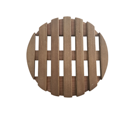 Suporte Vaso Redondo 40cm Rodas de Polipropileno Preta - 2