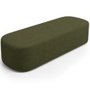 Ver imagem 7 de Kit 02 Puffs Decorativo Orgânico para Living Quarto 160cm Doha W01 Linho Verde- Lyam Decor