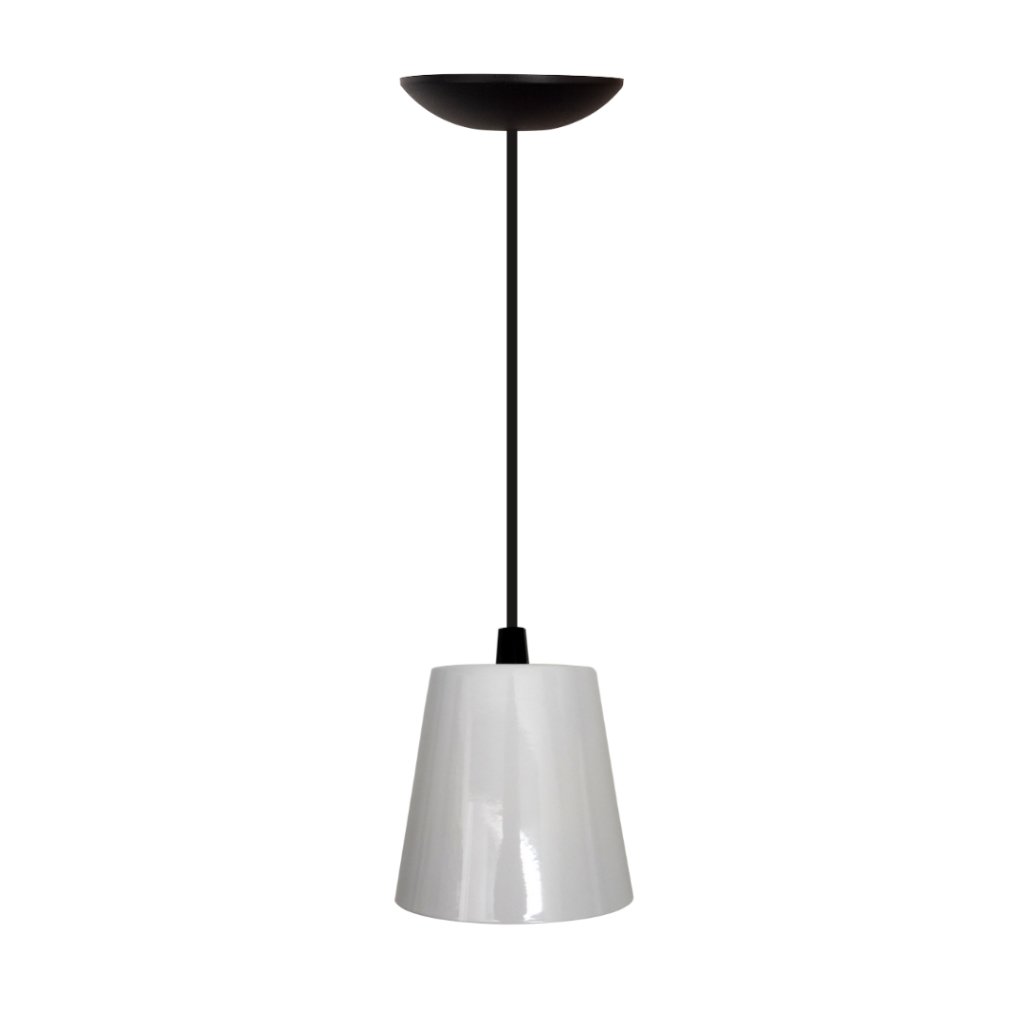 Pendente Luminária de Teto Cúpula Baldinho Retrô Suporte Plástico - Soquete E-27 – Abf Luminárias:br