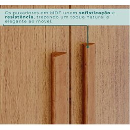 Guarda Roupa 2 Metros de Largura 6 Portas 3 Gavetas Ubatuba Valverde - 5