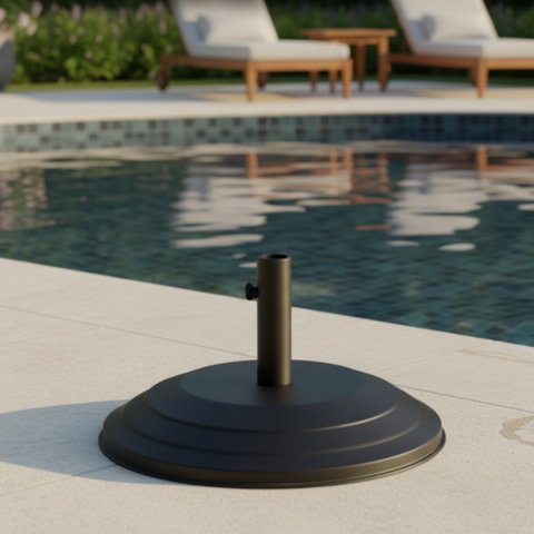 Base para Ombrelone Guarda Sol 19,5kg Resistente Corrosão Maresia