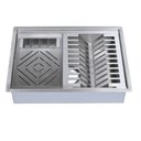 Ver imagem 6 de Calha Úmida Aço Inox 304 Canal Organizador de Sobrepor para Cozinha Profissional 44x30 Cozix