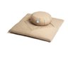 Kit para Meditação com Zafu e Zabuton (Conforto) - Areia - 1