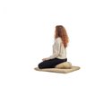Kit para Meditação com Zafu e Zabuton (Conforto) - Areia - 2