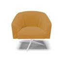 Ver imagem 5 de Poltrona Sala Decorativa Stella Base Giratória Cromada Veludo D03 - D’Rossi