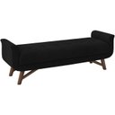 Ver imagem 1 de Puff Recamier 160 cm Pes Madeira Leville Veludo SL 944 Peer
