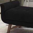 Ver imagem 5 de Puff Recamier 160 cm Pes Madeira Leville Veludo SL 944 Peer