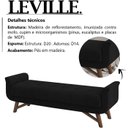 Ver imagem 3 de Puff Recamier 160 cm Pes Madeira Leville Veludo SL 944 Peer