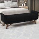 Ver imagem 2 de Puff Recamier 160 cm Pes Madeira Leville Veludo SL 944 Peer