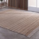 Ver imagem 1 de Tapete Rústico de Juta com Algodão Trançado - Niazitex - Cochin - 150x200cm