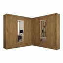 Ver imagem 3 de Closet Casal Duplo Dubai 6 Portas com Espelho 6 Gavetas