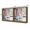 Ver imagem 5 de Closet Casal Duplo Dubai 6 Portas com Espelho 6 Gavetas