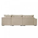 Ver mais imagens de Sofá Retrátil 3 Lugares Suede Bege Presidente