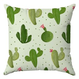 Kit 4 Capas Almofadas Decorativas Cactos 45x45 ID Decor - 5