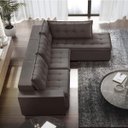 Ver imagem 1 de Sofá Retrátil 3 Lugares com Chaise 256cm Presidente