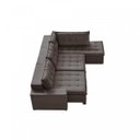 Ver imagem 6 de Sofá Retrátil 3 Lugares com Chaise 256cm Presidente