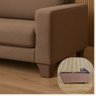 Pes de Sofa Tipo Cantoneira Marrom Kit 12 Pes com Parafusos - 4