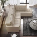 Ver imagem 1 de Sofá Retrátil 3 Lugares com Chaise 296cm Presidente 