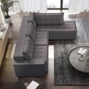 Ver imagem 1 de Sofá Retrátil 3 Lugares com Chaise 296cm Presidente 