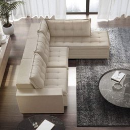 Sofá Retrátil 3 Lugares com Chaise 316cm Presidente  - 1