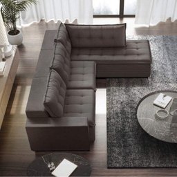 Sofá Retrátil 3 Lugares com Chaise 316cm Presidente  - 1