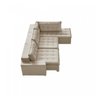 Sofá Retrátil 3 Lugares com Chaise 366cm Presidente  - 8