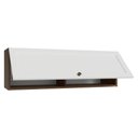 Ver imagem 5 de Armário Aéreo 100 Cm 1 Porta Basculante Rustic/branco Vik Madesa