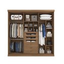 Ver imagem 3 de Roupeiro Panan Guarapari 6 Portas 100% Mdf C/pés (avela/off White)