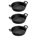 Ver imagem 1 de Kit 3 Travessas Redonda 22 Cm 1,7l em Ferro Fundido Panela Mineira