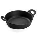 Ver imagem 2 de Kit 3 Travessas Redonda 22 Cm 1,7l em Ferro Fundido Panela Mineira