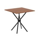 Ver imagem 5 de Conjunto de Mesa Tubular 70x70cm Tampo em MDF 4 Cadeiras Sara Preto/Arabesco/Txt