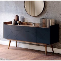 Buffet 4 Portas e 2 Gavetas 160cm Versátile Veneza - 2 Buffet 4 Portas e 2 Gavetas 160cm Versátile Veneza - 2