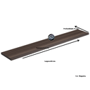 Ver imagem 2 de Prateleira 25x60cms sem Suporte Pb 2560 - Nogueira Ff (Finish Foil) com Textura de Madeira