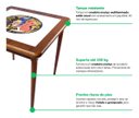 Ver imagem 5 de Conjunto Mesa Jantar Quadrada 80x80cm Madeira + 4 Cadeiras Cozinha - Go Hard Or Go Home - Natural