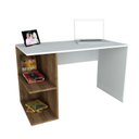 Ver imagem 1 de Escrivaninha reta sem gavetas com nicho lateral