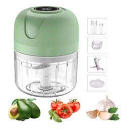 Mini Processador Triturador sem Fio Elétrico 250ml de Alimentos para Legumes Alho e Outros Alimentos - 1 Mini Processador Triturador sem Fio Elétrico 250ml de Alimentos para Legumes Alho e Outros Alimentos - 1
