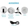Mini Processador Triturador sem Fio Elétrico 250ml de Alimentos para Legumes Alho e Outros Alimentos - 7