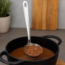Ver imagem 2 de Kit 5 Conchas Inox Restaurante 20cm Molhos Feijão Sopa Caldos Taumer Cozinha Buffet