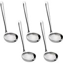 Ver imagem 1 de Kit 5 Conchas Inox Restaurante 20cm Molhos Feijão Sopa Caldos Taumer Cozinha Buffet