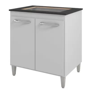 Balcão Cozinha para Cooktop 5 Bocas Jade Multiuso