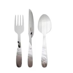 Espelho Decorativo Talheres Cozinha Copa Hall Jantar 20cm Altura - 1