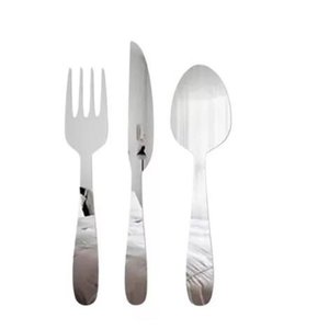 Espelho Decorativo Talheres Cozinha Copa Hall Jantar 20cm Altura