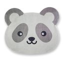 Ver imagem 3 de Tapete Quarto Infantil Rosto Panda Antiderrapante e Antialérgico